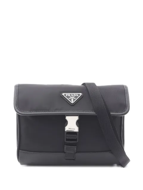 Prada Pre-Owned enamel triangle logo mini bag