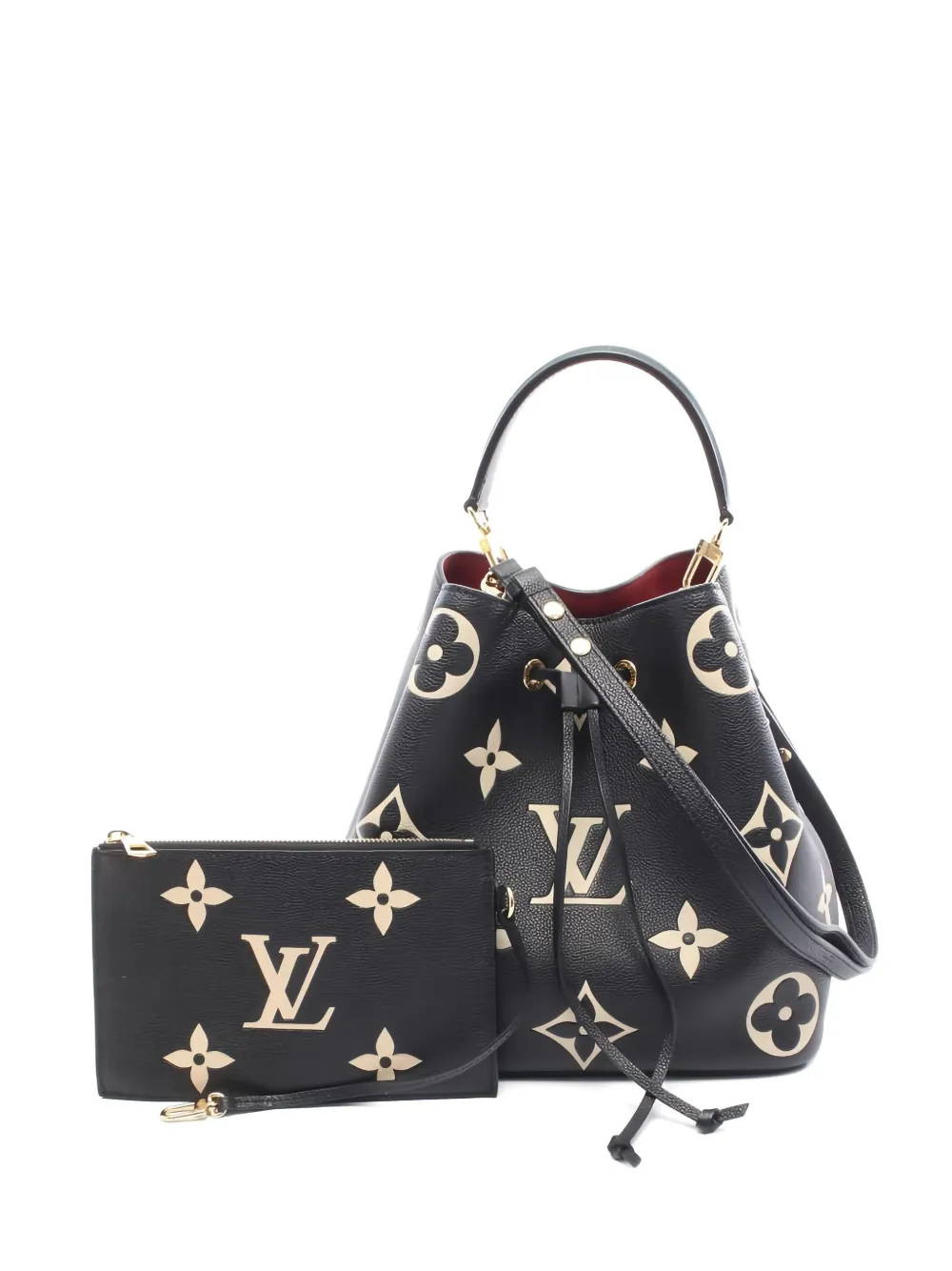 Pre-owned Louis Vuitton Neo Noé Mm Two-way Handbag In Black