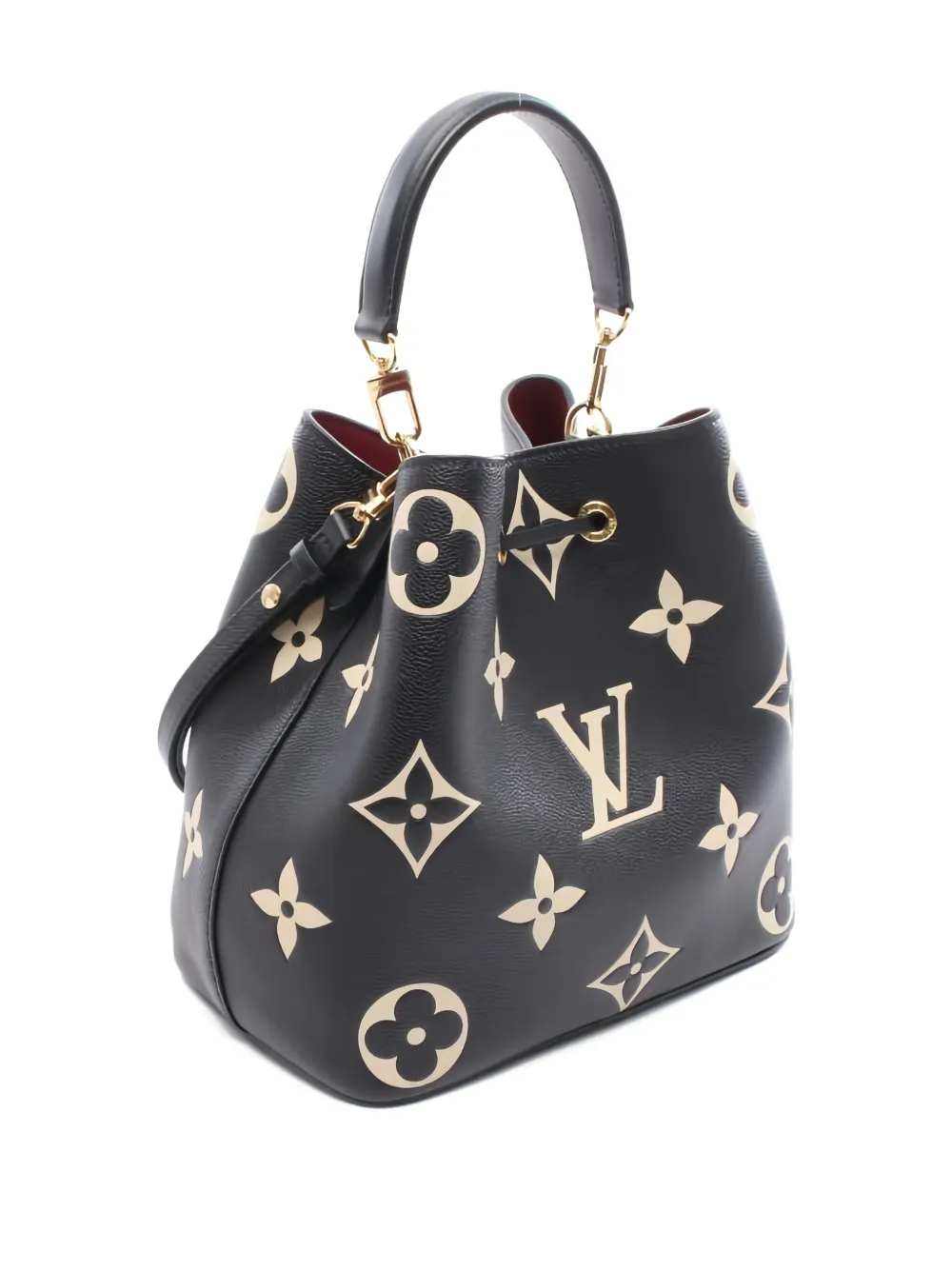 Pre-owned Louis Vuitton Neo Noé Mm Two-way Handbag In Black