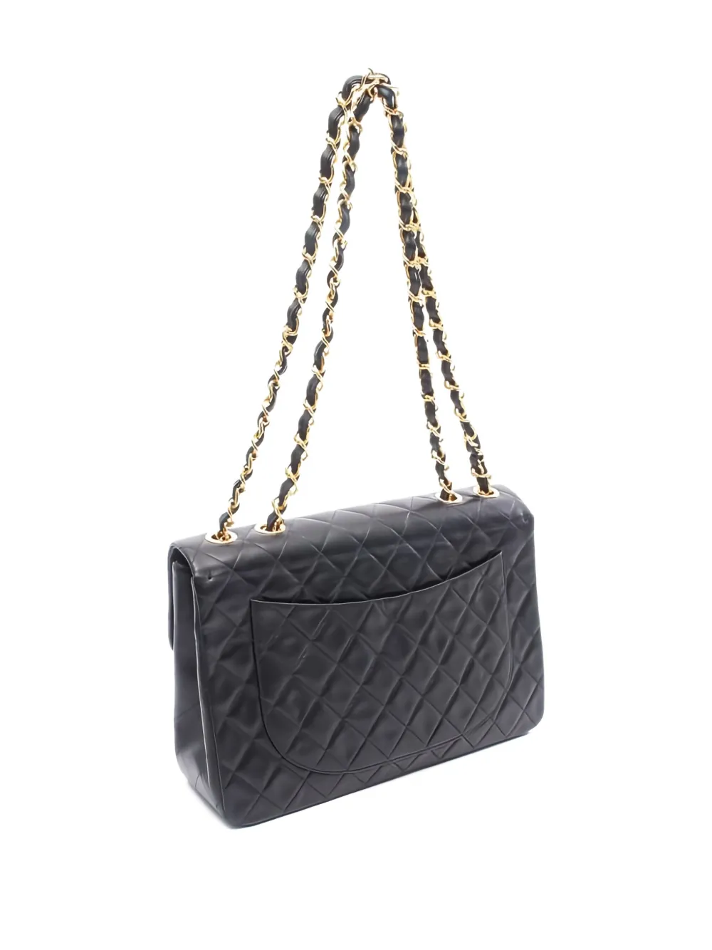 Pre-owned Chanel Classic Flap Shoulder Bag In Black