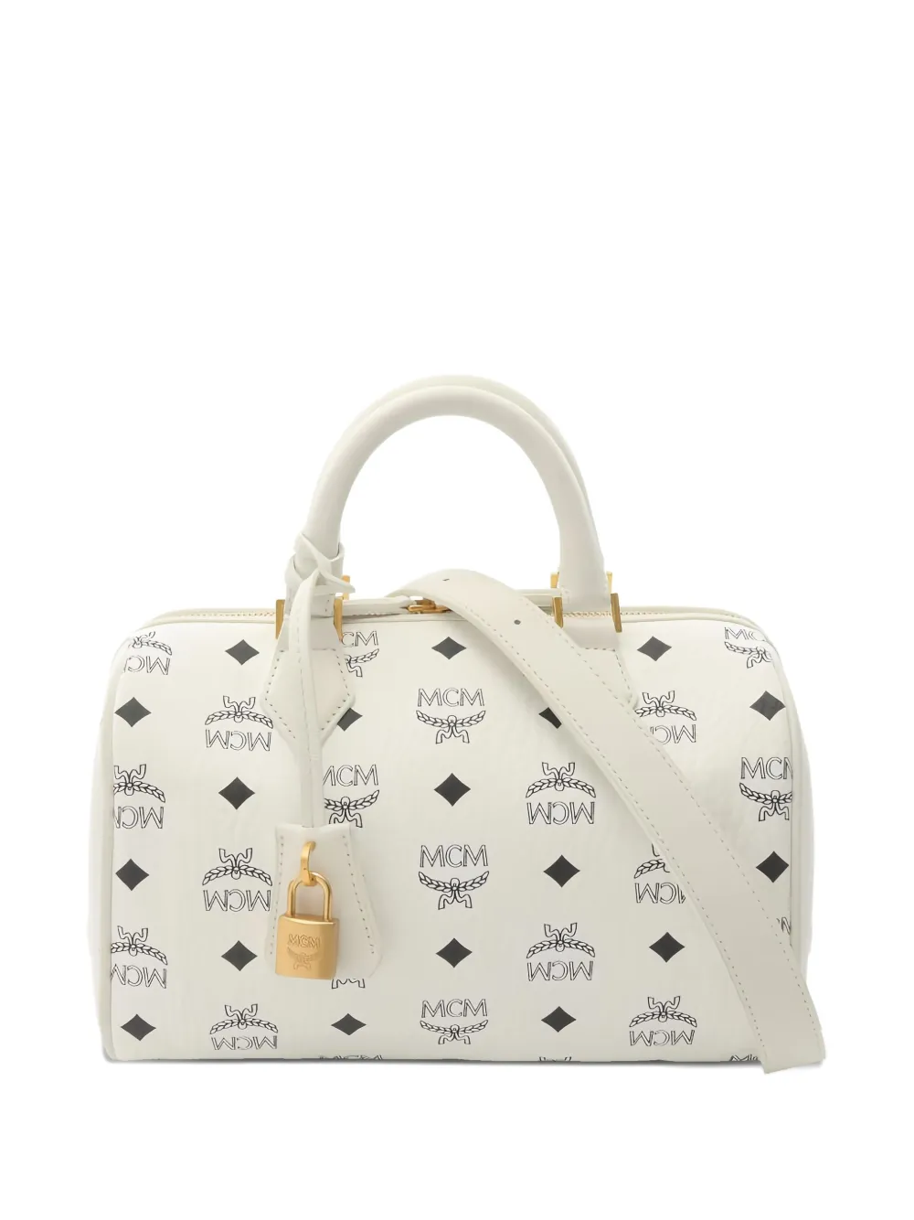MCM Pre-Owned Visetos tote bag | White | Image 1
