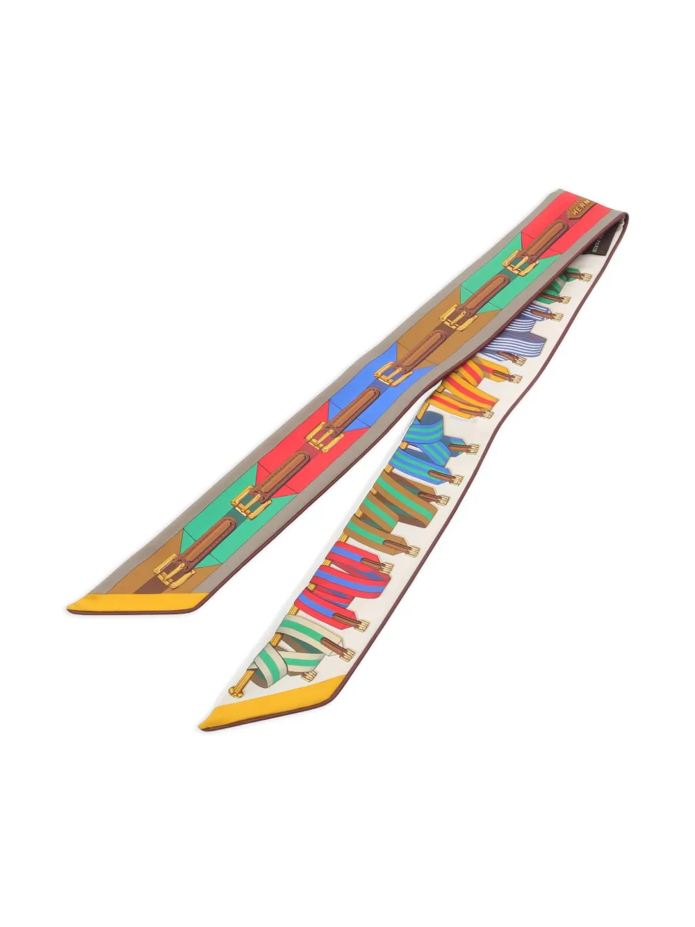 Hermès Pre-Owned 2010s Les Sangles twilly scarf | Image 2
