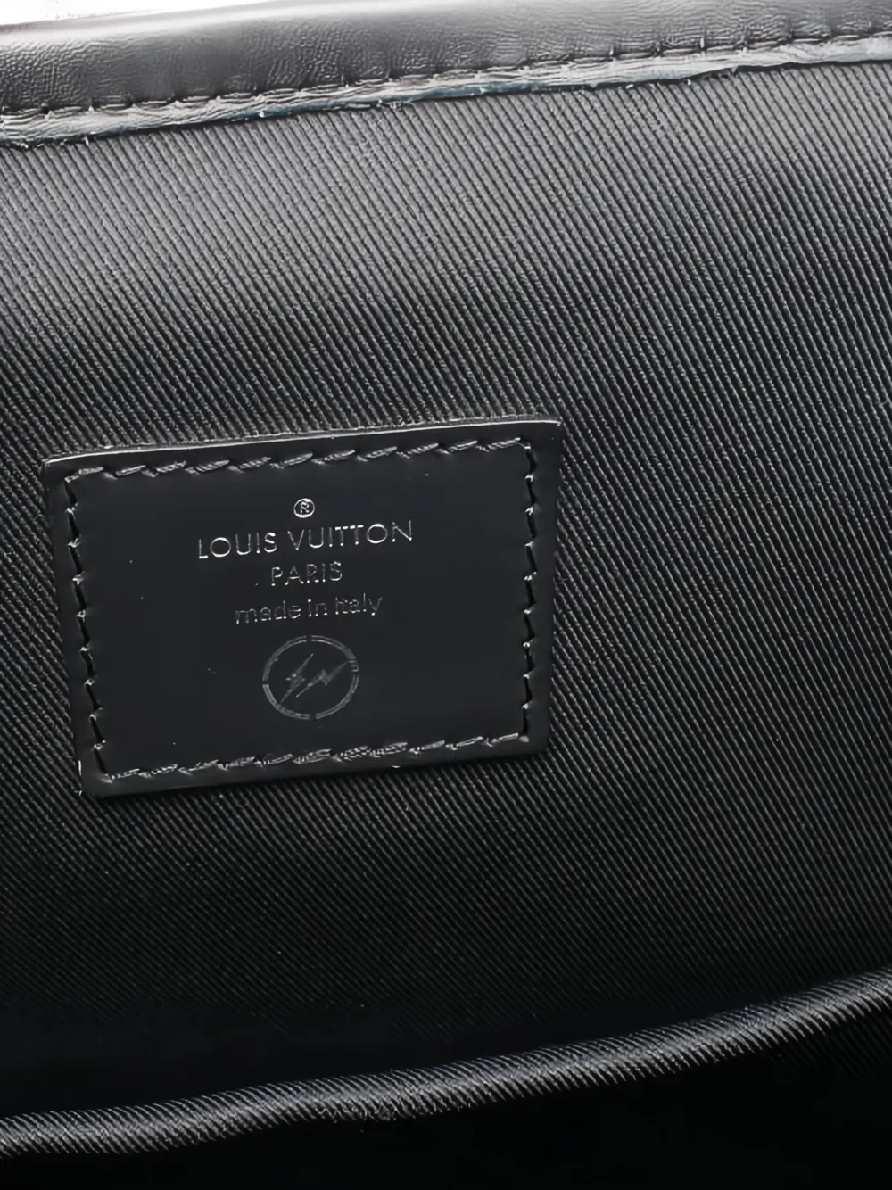 Pre-owned Louis Vuitton X Fragment Design 2017 Monogram Eclipse Backpack In Black