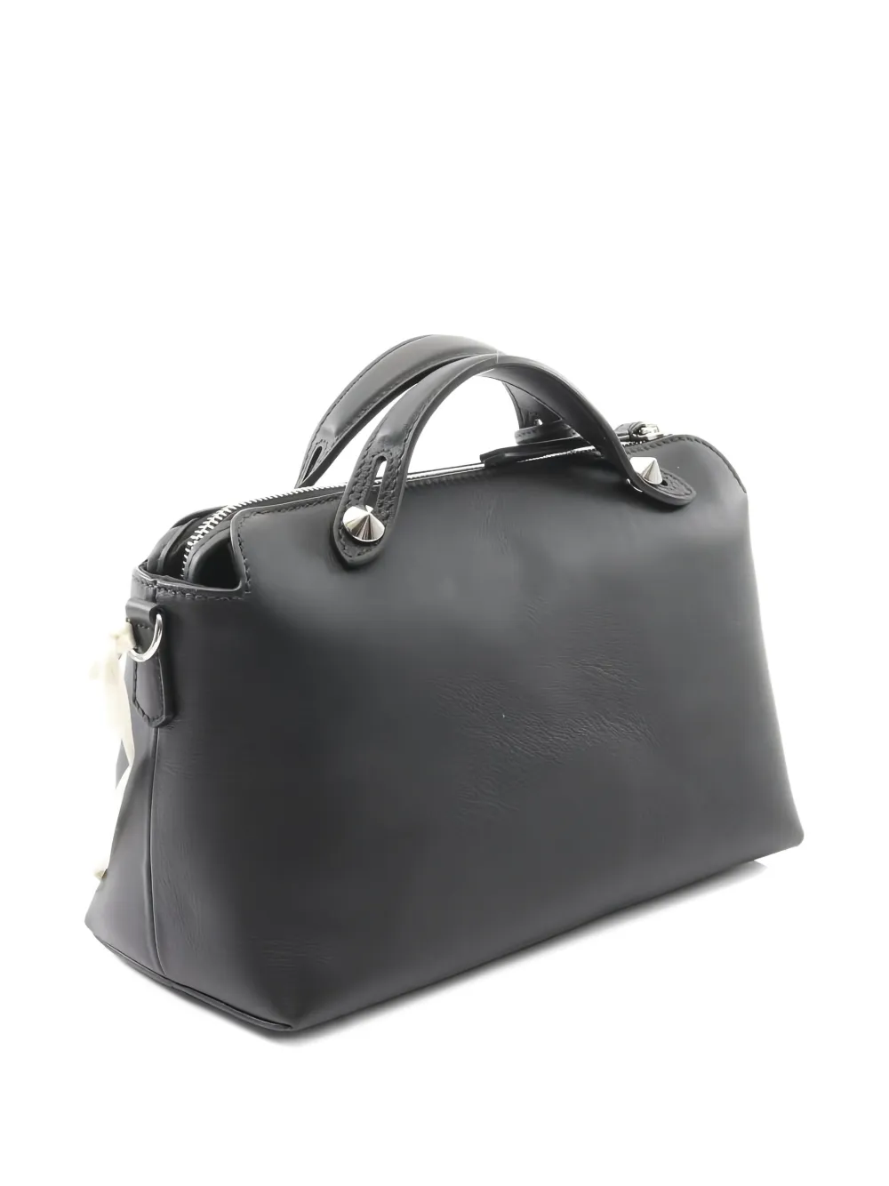 Pre-owned Fendi 2020s Medium Studded By The Way Tote Bag In Black