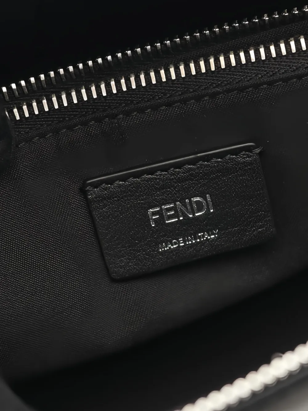 Pre-owned Fendi 2020s Medium Studded By The Way Tote Bag In Black