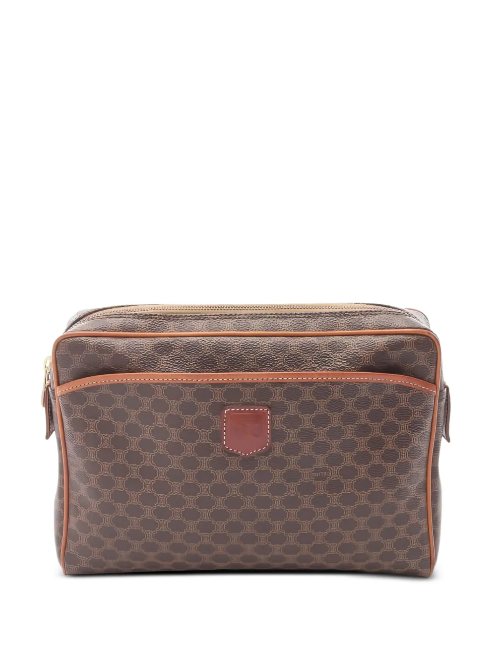 Celine Pre-Owned 2000s Macadam clutch bag | Brown | Image 1