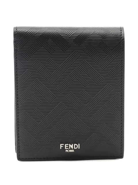 Fendi Pre-Owned cartera plegable de piel con motivo Zucca 2020