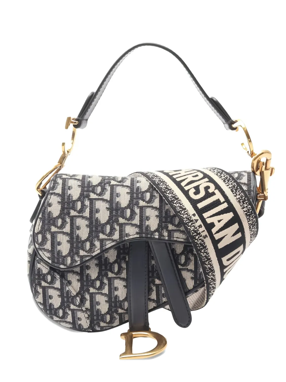 Christian Dior Pre-Owned 2010s mini Saddle handbag | Blue | Image 1