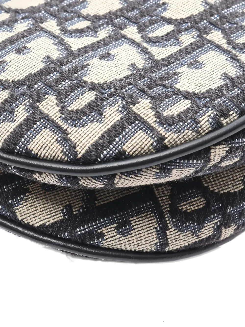 Pre-owned Dior 1910s Mini Saddle Handbag In Blue