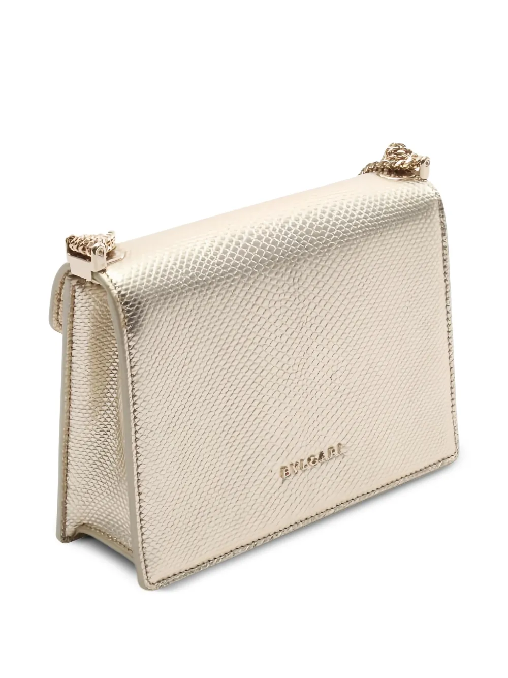 Bvlgari Pre-Owned 2010s serpenti-chain python-embossed shoulder bag | Image 2