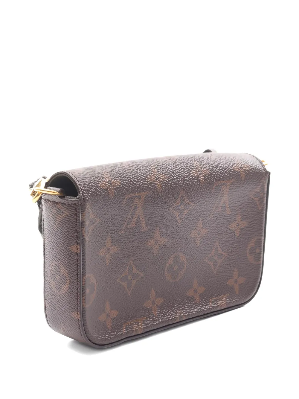 Pre-owned Louis Vuitton Pochette Félicie Shoulder Bag In Brown