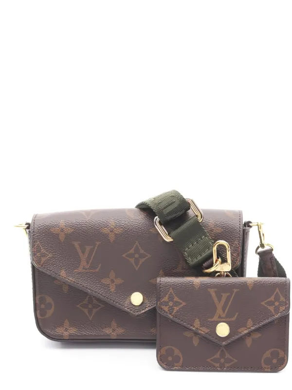 Louis Vuitton Pre-Owned Pochette Félicie Shoulder Bag Brown