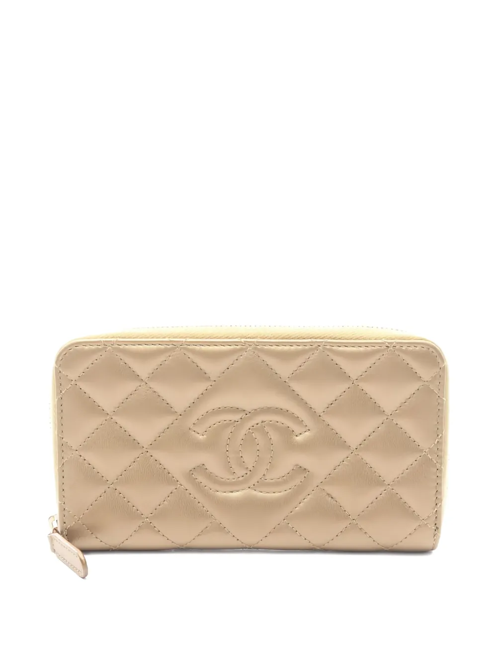 CHANEL Pre-Owned Matelassé wallet | Neutrals | Image 1