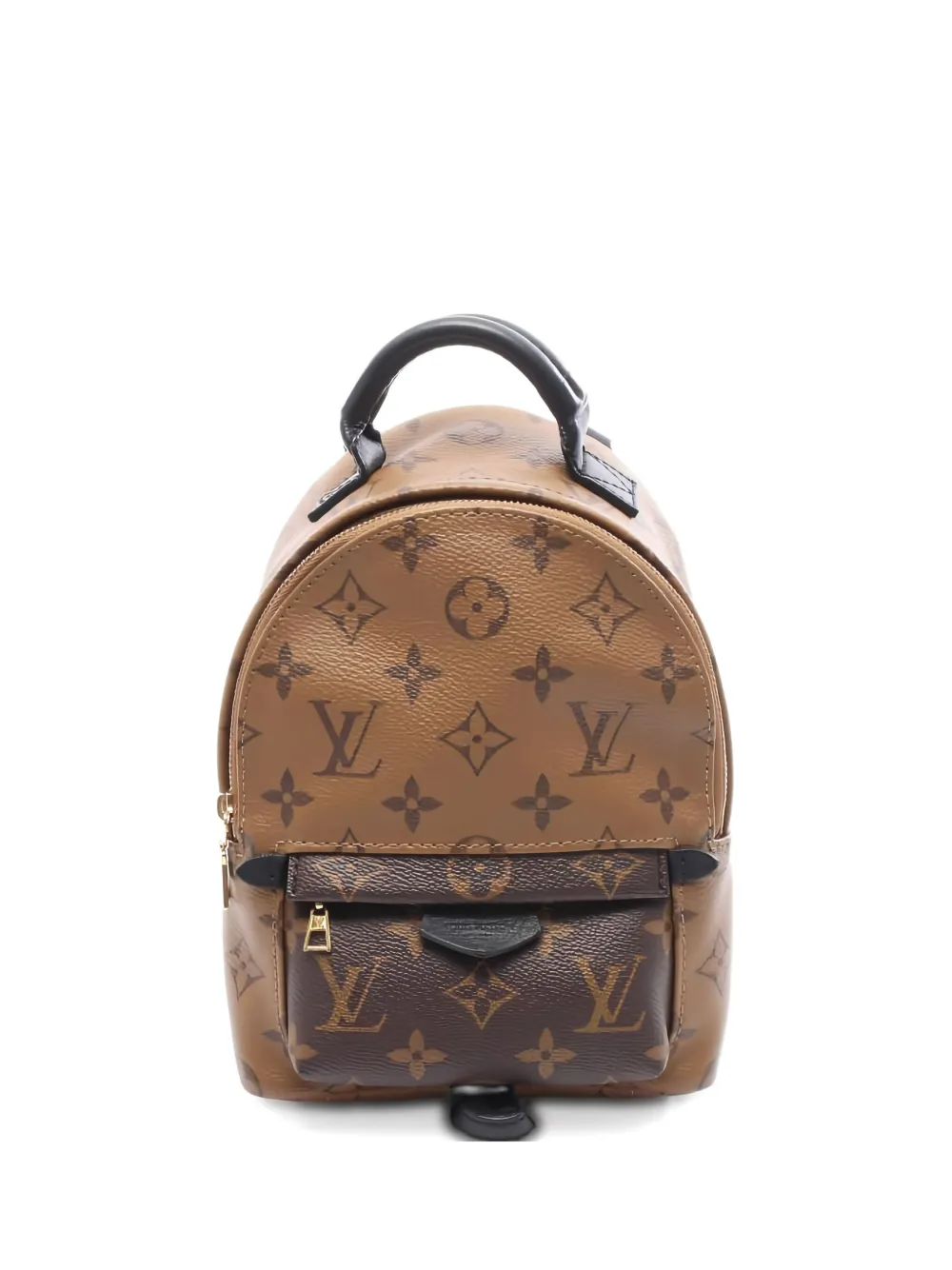 Pre-owned Louis Vuitton Mini Palm Springs Backpack In Brown