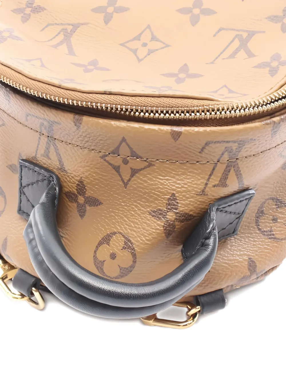 Pre-owned Louis Vuitton Mini Palm Springs Backpack In Brown