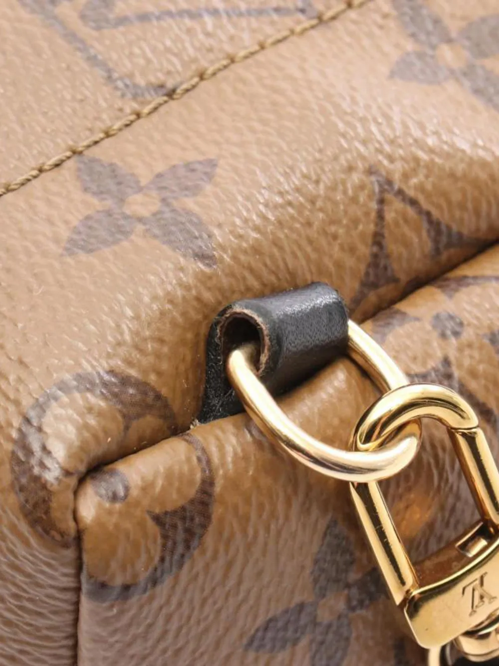 Pre-owned Louis Vuitton Mini Palm Springs Backpack In Brown