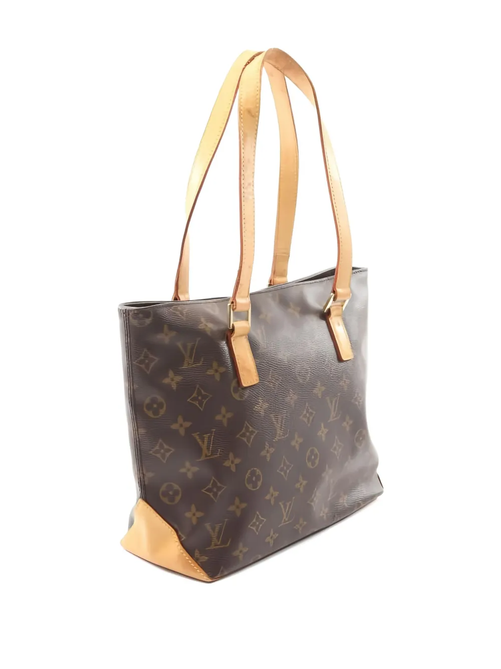Pre-owned Louis Vuitton 2005 Cabas Piano Tote Bag In Brown