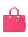 Christian Dior Pre-Owned 2010s large Lady Dior two-way handbag - Pink