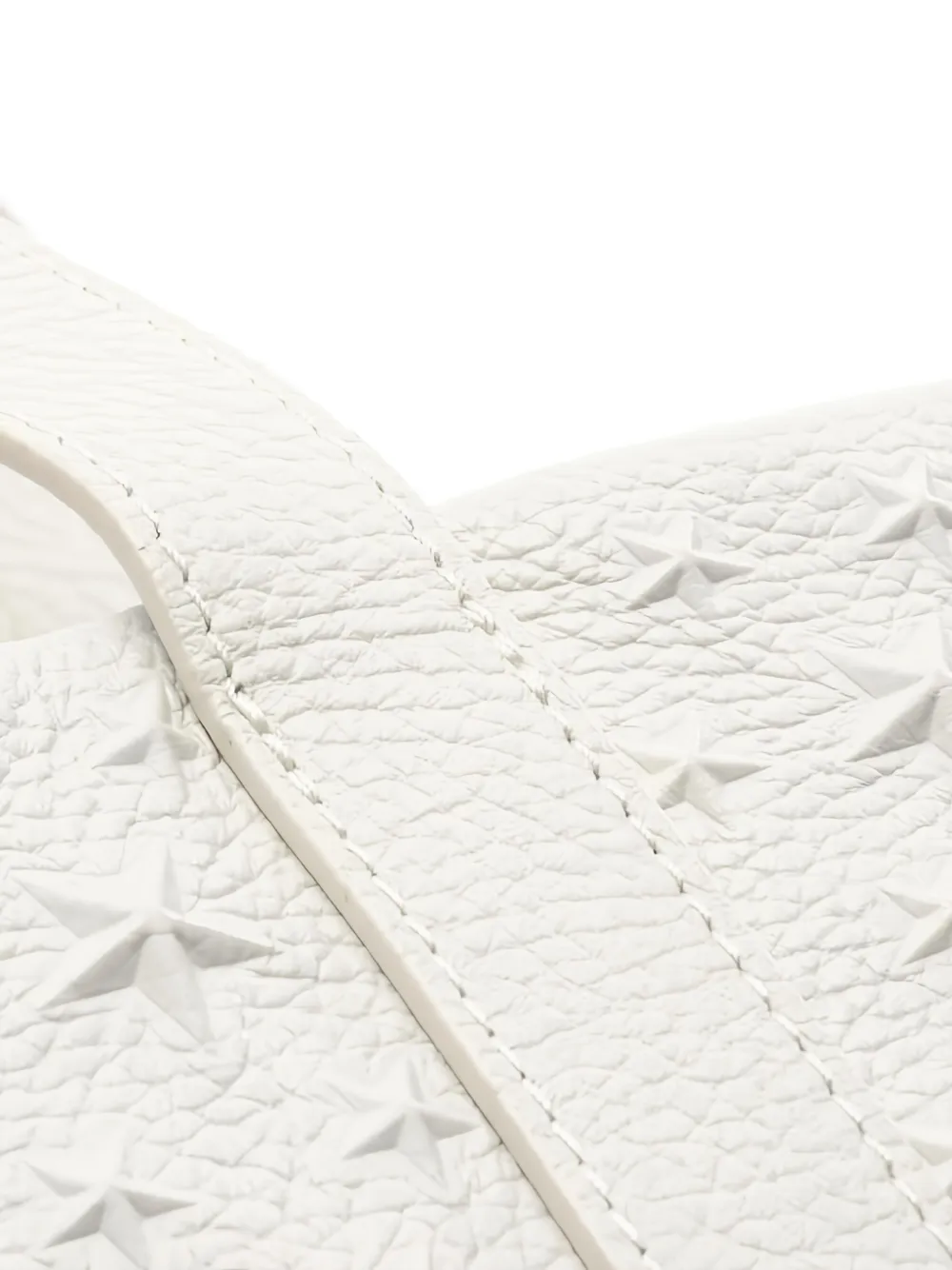 Pre-owned Jimmy Choo 2000s Sofia Star-embossed Tote Bag In White