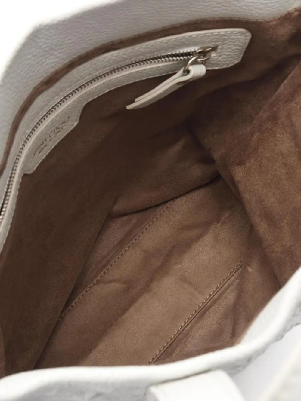 Pre-owned Jimmy Choo 2000s Sofia Star-embossed Tote Bag In White
