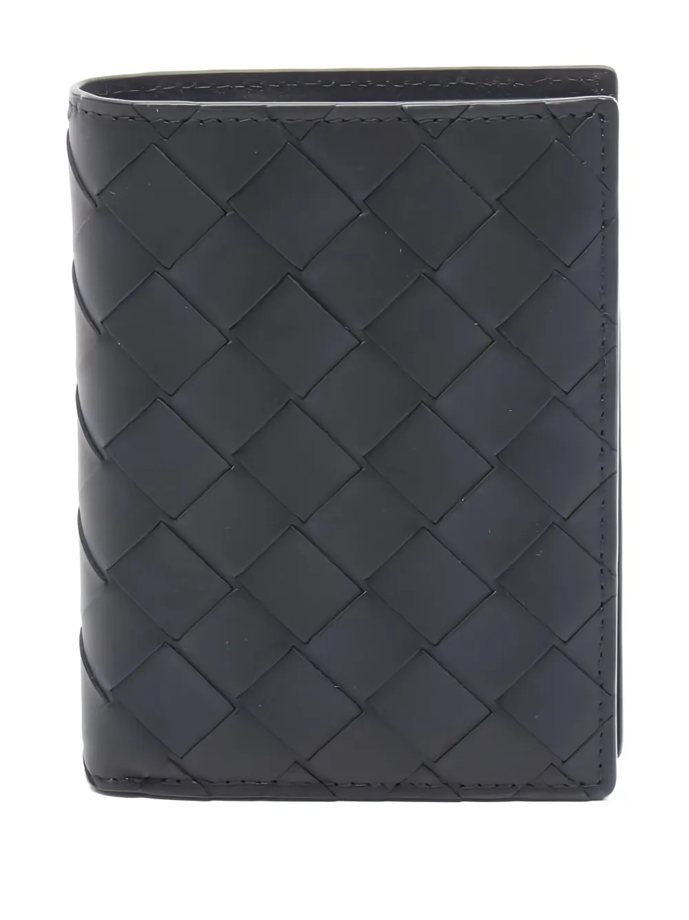 Bottega Veneta Pre-Owned 2020s signature Intrecciato design leather wallet | Black | Image 1