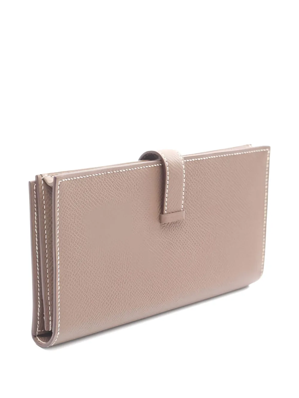 Pre-owned Hermes 2018s Long Bi-fold Wallet In Brown