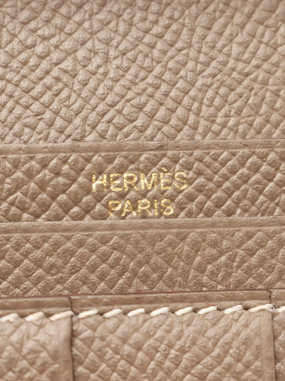 Pre-owned Hermes 2018s Long Bi-fold Wallet In Brown