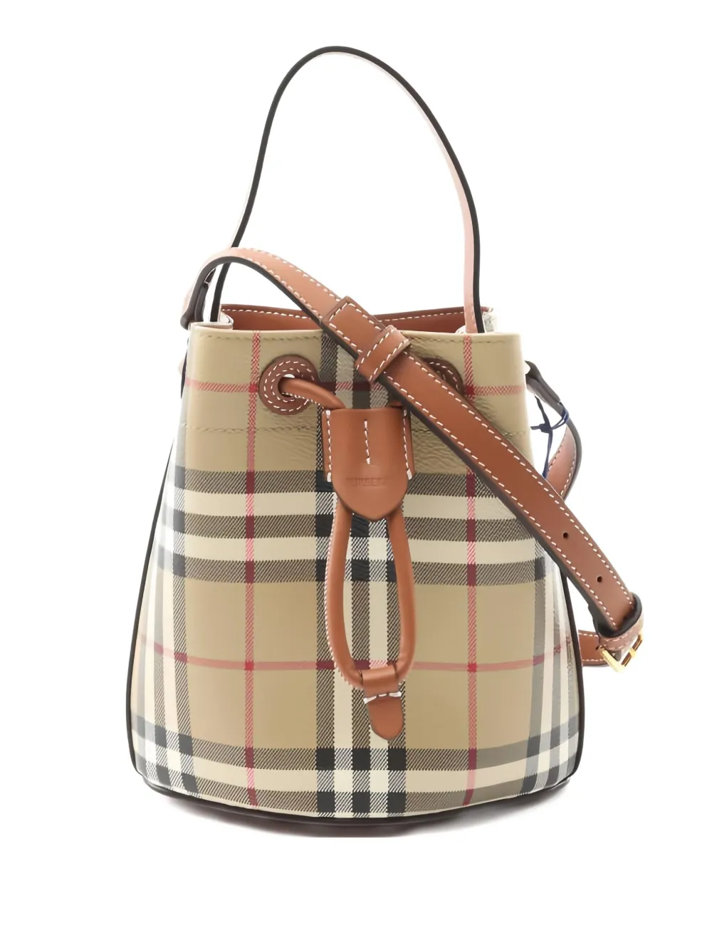 Burberry Pre-Owned 2020s pattern bucket bag - Toni neutri