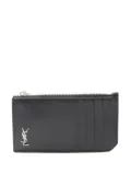Saint Laurent Pre-Owned 2020s Cassandre zip wallet - Black