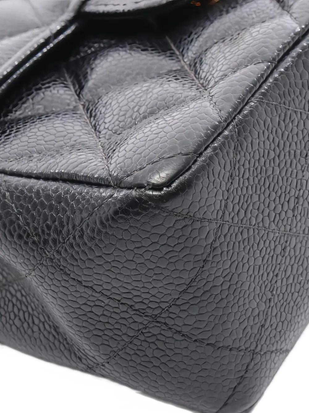 Pre-owned Chanel 2003-2004 Mini Matelasse-quilted Cross Body Bag In Black