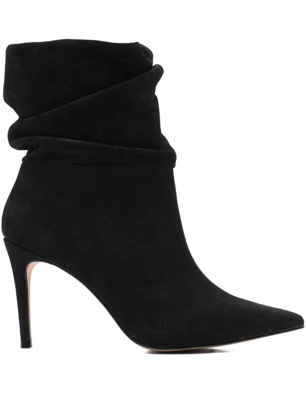 CARRANO 87mm gathered-detail pointed-toe boots | negro | Image 1
