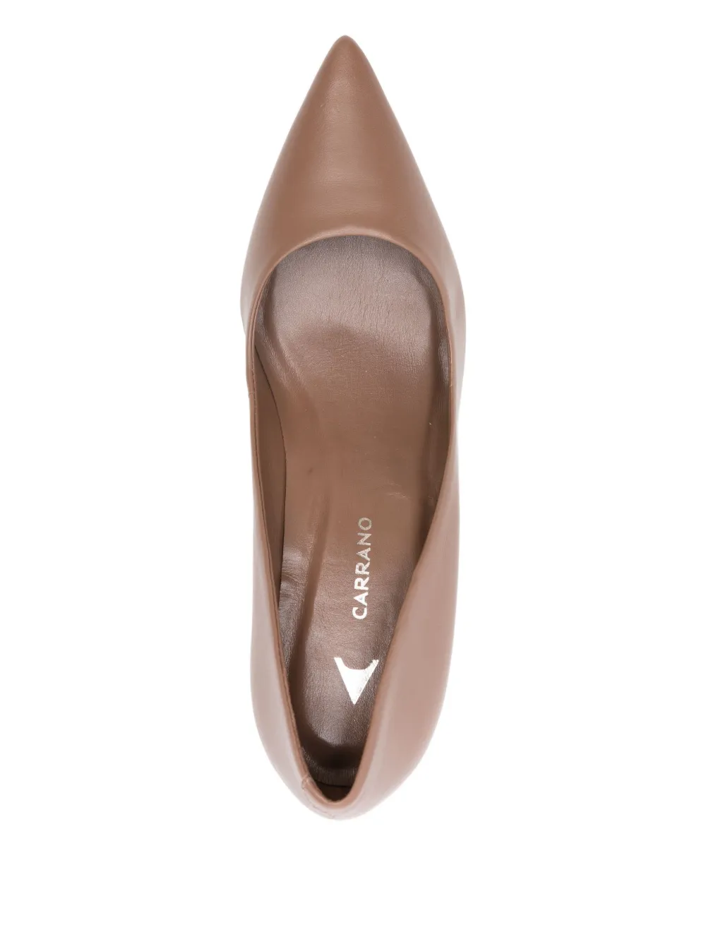CARRANO 90 mm Beatriz pumps met puntige neus Bruin