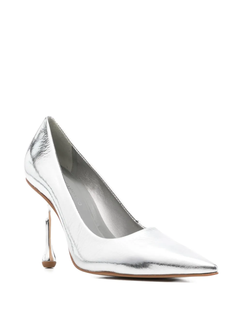 Carrano Metallic Pumps In Silver
