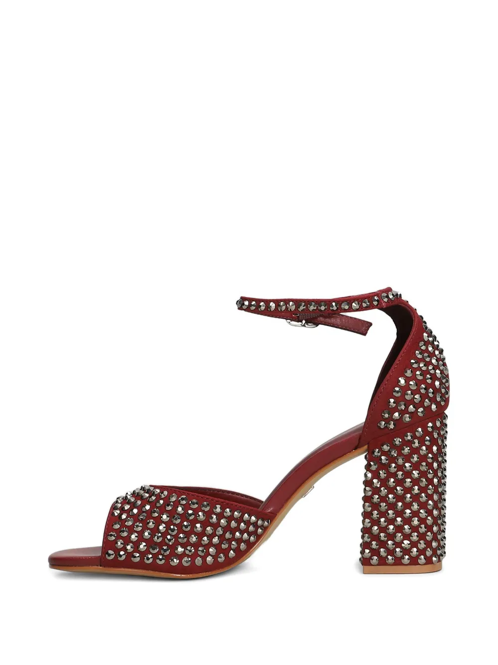 CARRANO 90 mm sandalen met studs Rood