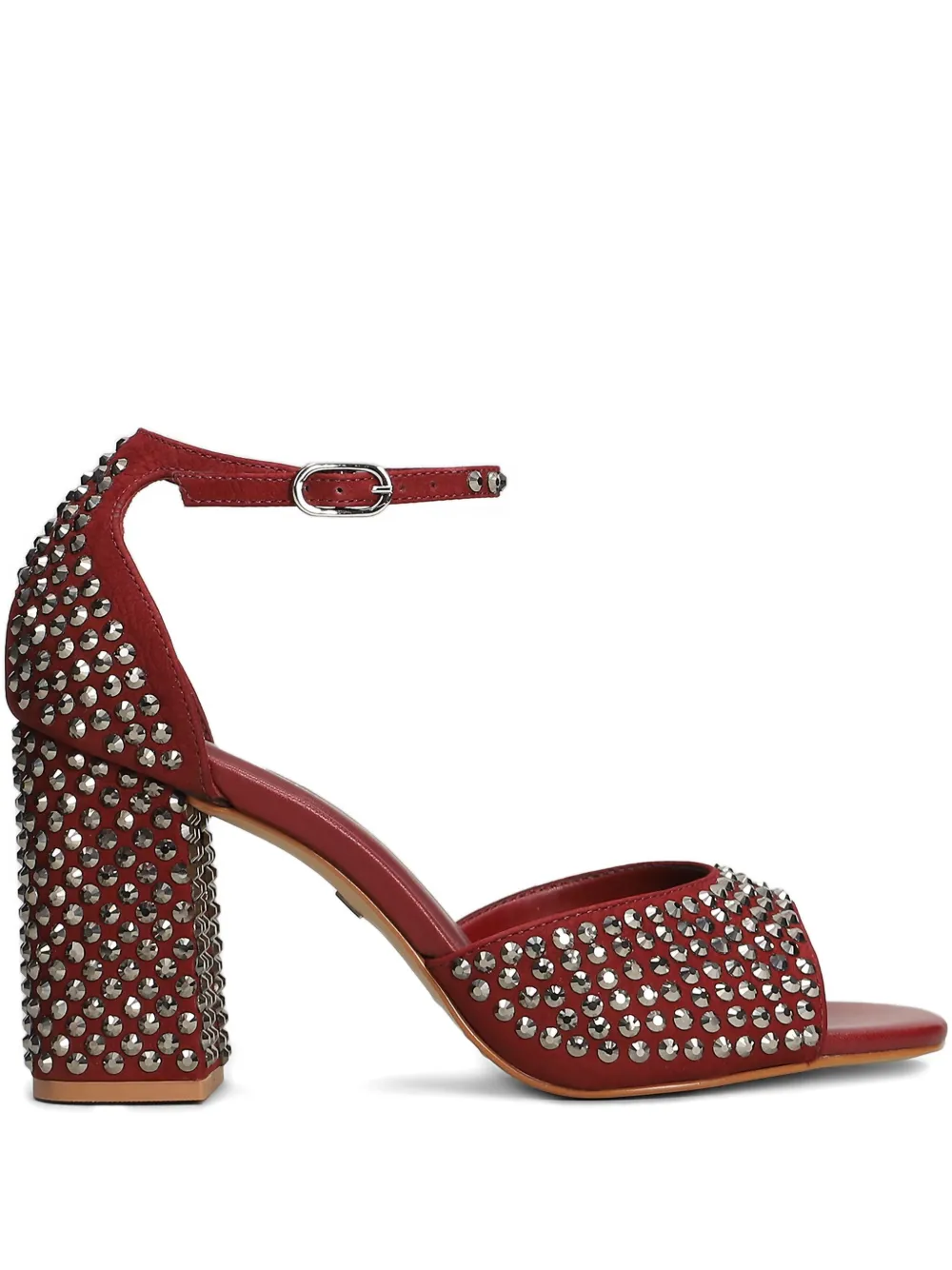 CARRANO 90 mm sandalen met studs Rood