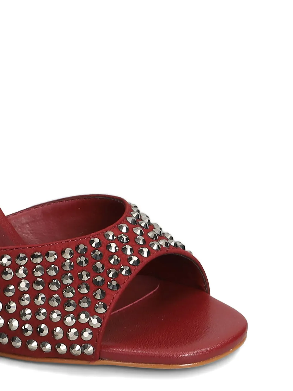 CARRANO 90 mm sandalen met studs Rood