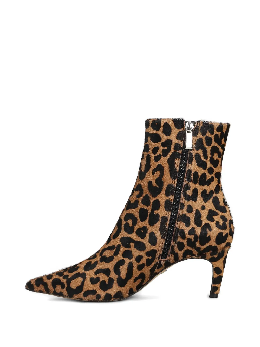 CARRANO 63 mm laarzen met dierenprint en rits Bruin