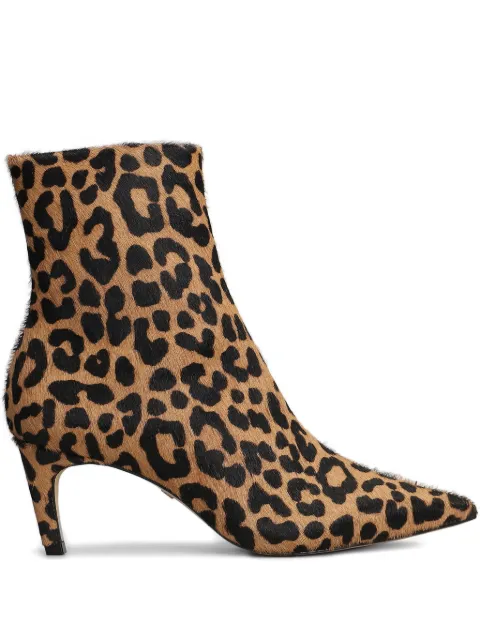 CARRANO botas con cierre y animal print