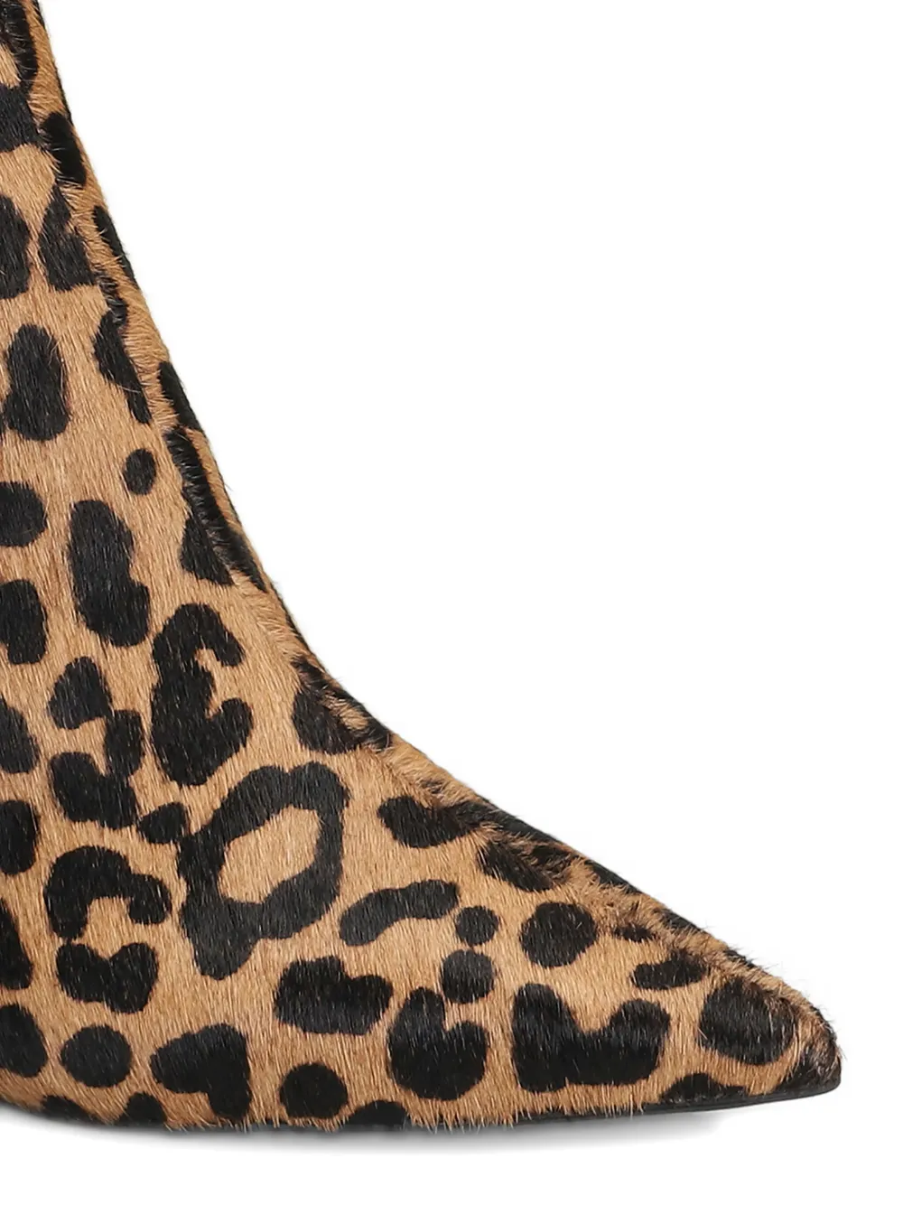 CARRANO 63 mm laarzen met dierenprint en rits Bruin