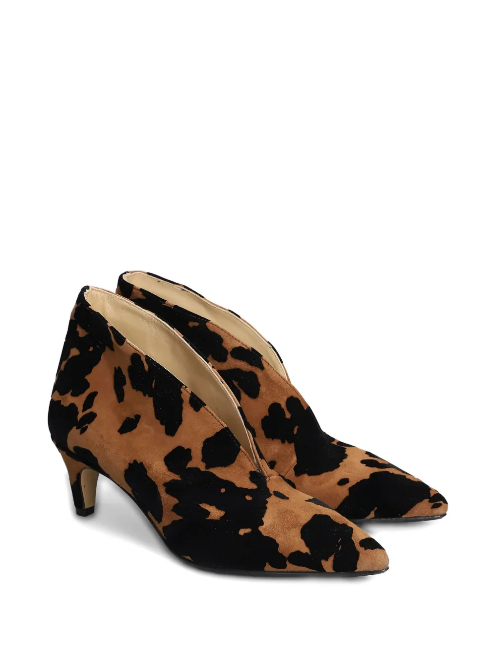 L Arianna 70mm L'Arianna animal print heeled boots | Ankle Boots | Image 2