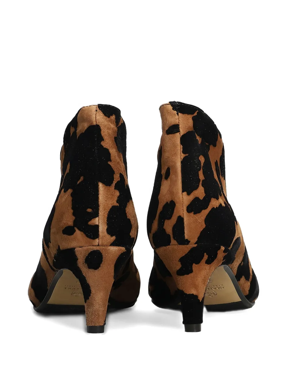 L Arianna 70 mm L'Arianna laarzen met dierenprint en hak Bruin