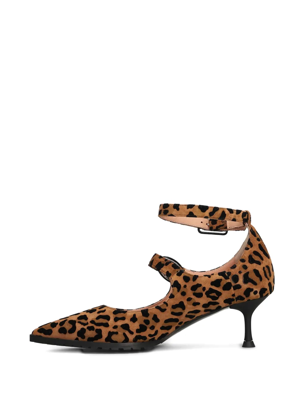 Fratelli Russo Ankle-strap Heeled Pumps In Animal Print