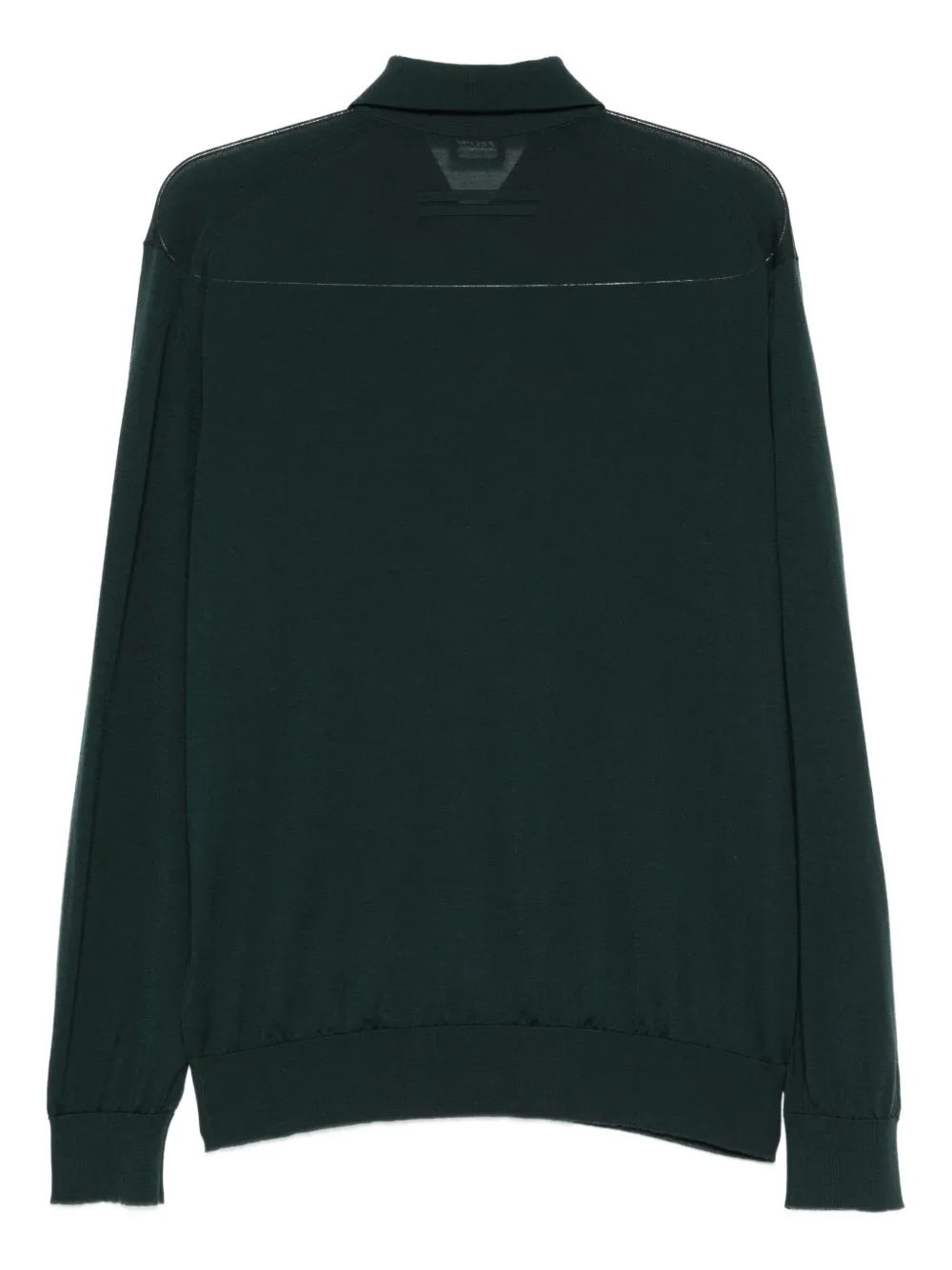 Zegna Poloshirt met lange mouwen - Groen