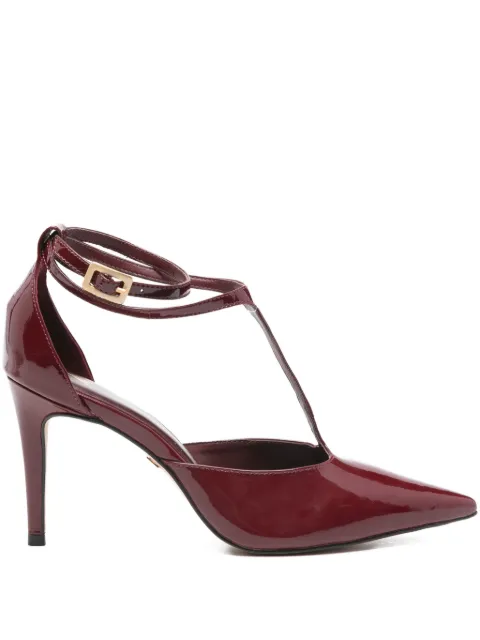 CARRANO 85mm ankle-strap leather pumps
