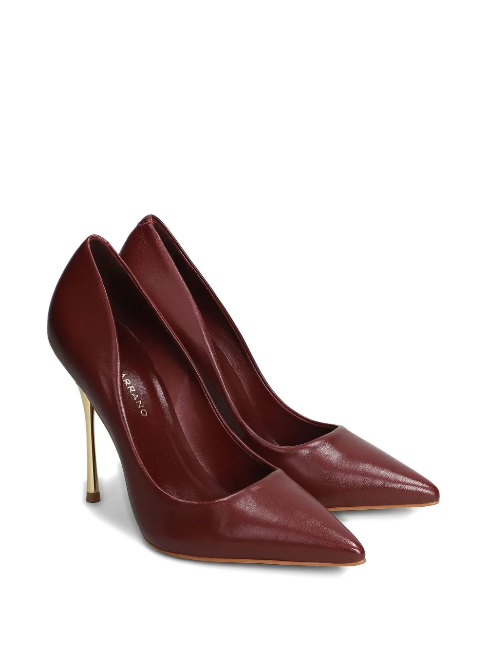 CARRANO 110 mm pumps met stilettohak en puntige neus Rood