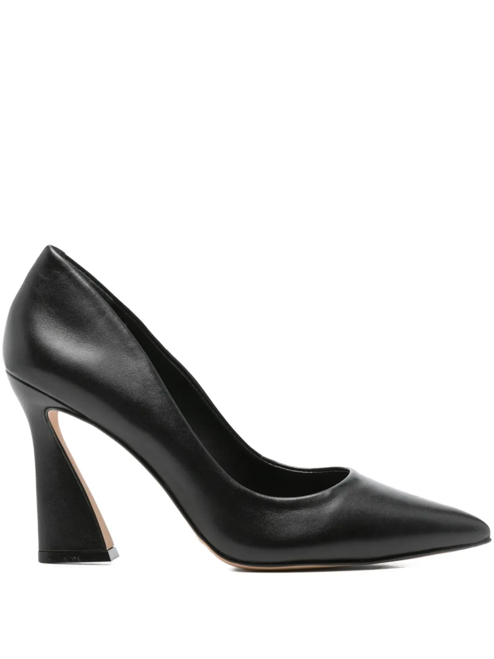 Carrano 95mm Pointed-toe Sculptural-heel Pumps In Black