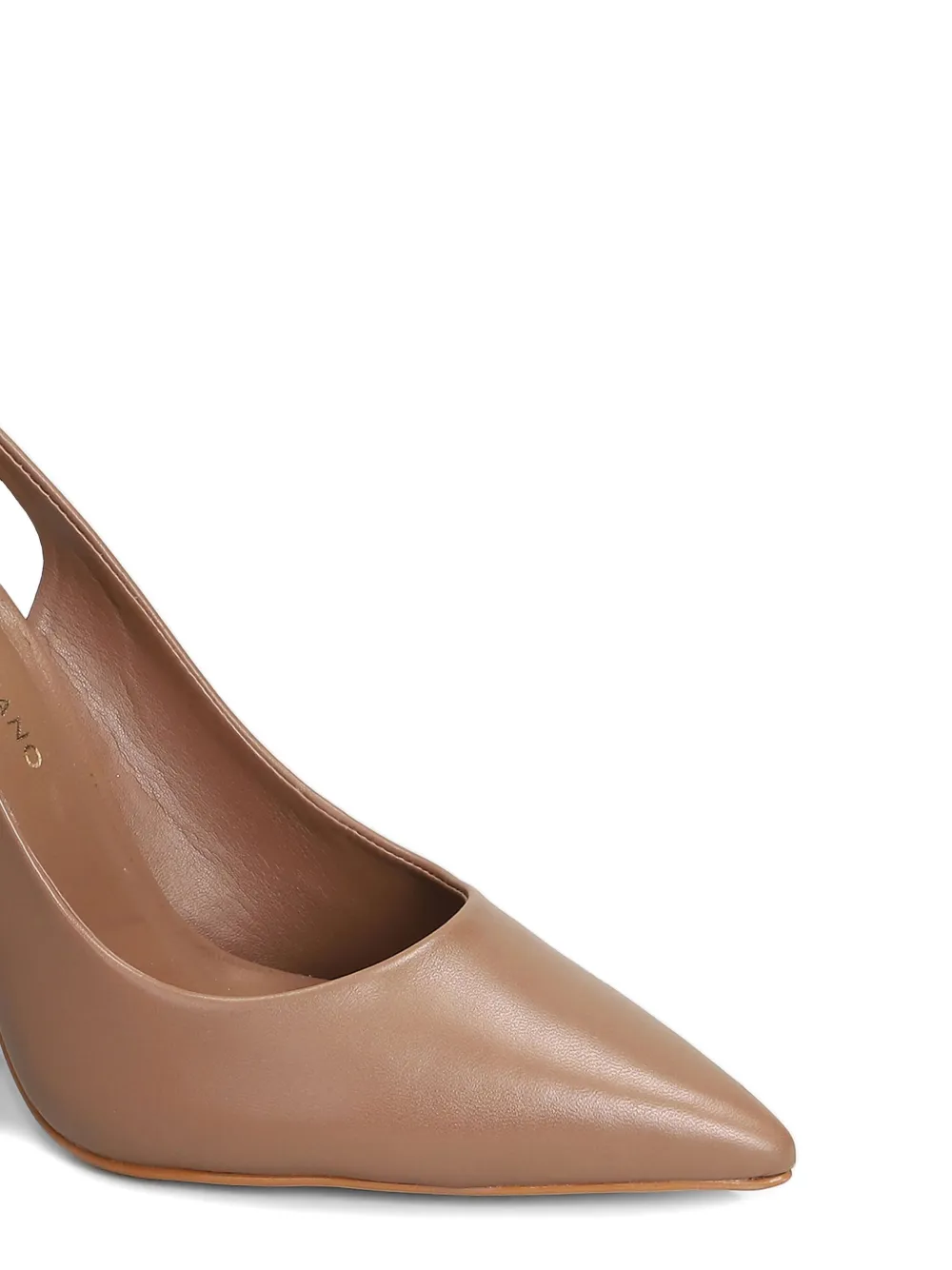 CARRANO Slingback pumps met puntige neus Bruin