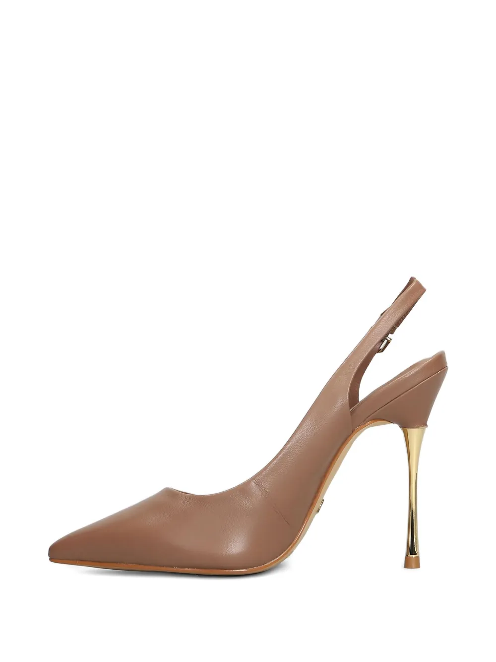 CARRANO Slingback pumps met puntige neus Bruin