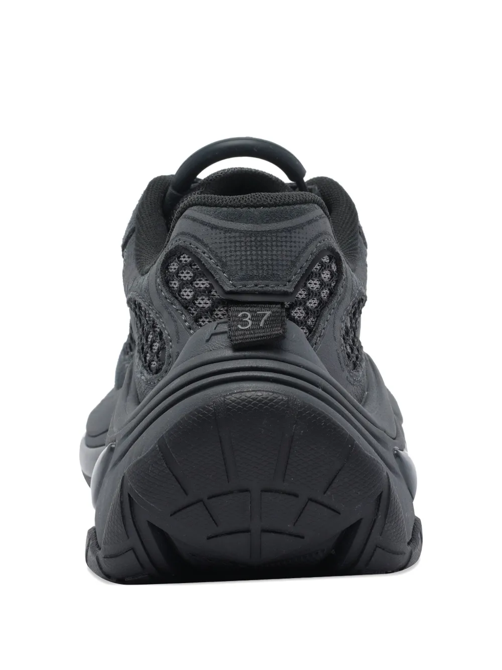 Ash Casual Low Top Sneakers With Mesh Panels In Gray