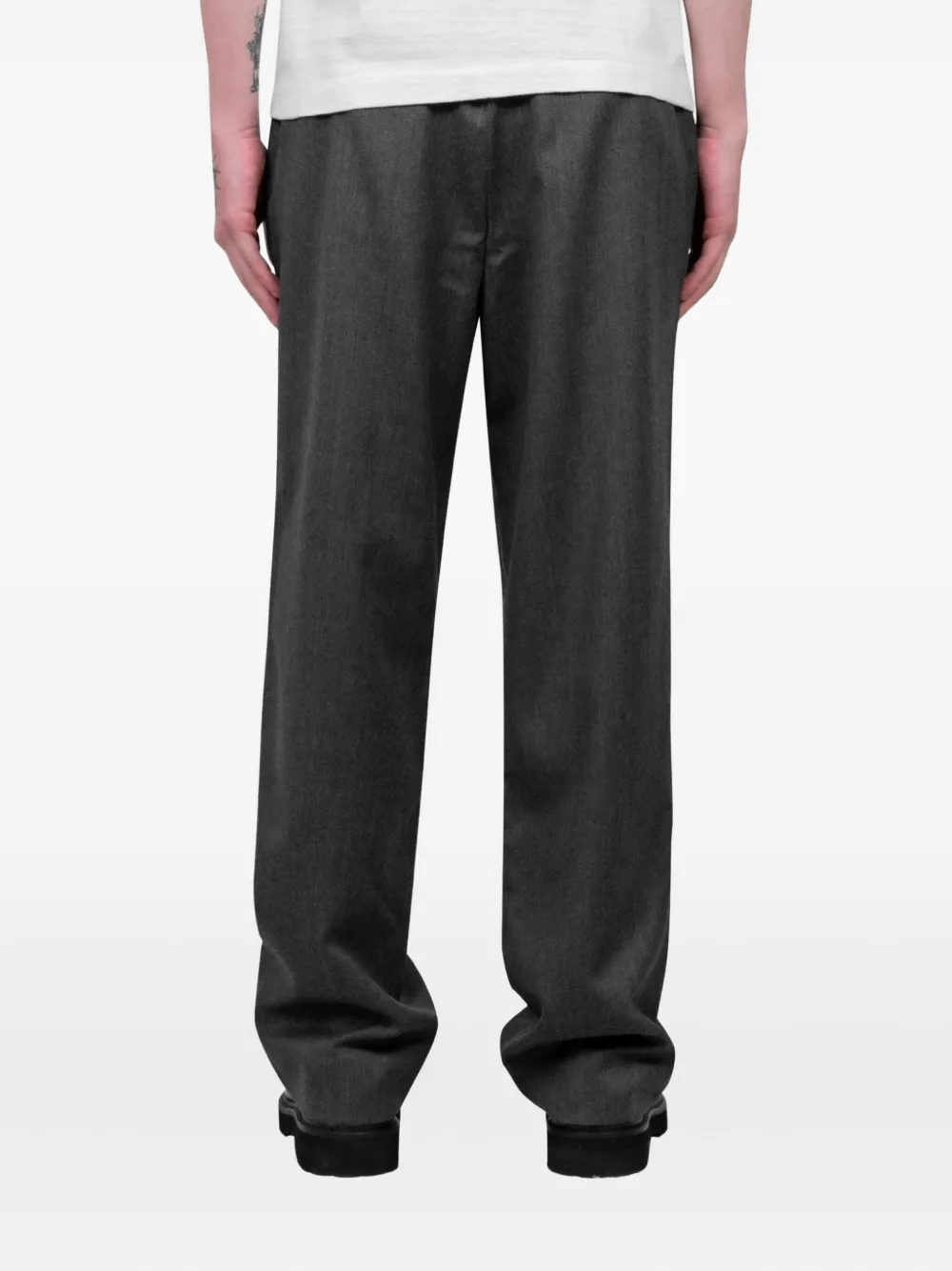  Another Aspect 1.0 Tonal-stitching Trousers - Grey 